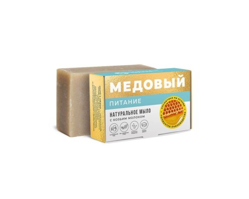 Медовое мыло Питание с козьим молоком