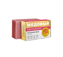 Медовое мыло Омоложение с розой