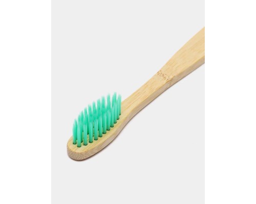 Бамбуковая зубная щётка зеленая Крымский Травник