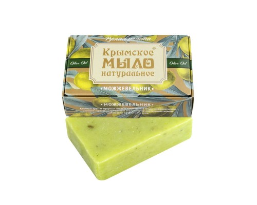 Крымское натуральное мыло на оливковом масле Можжевельник
