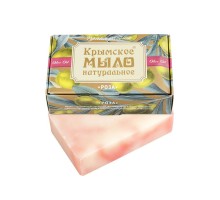Крымское натуральное мыло на оливковом масле Роза