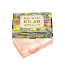 Крымское натуральное мыло на оливковом масле Роза