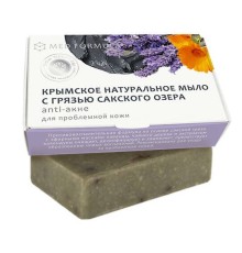 Крымское натуральное мыло на основе грязи Сакского озера Anti-Акне