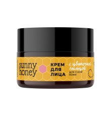 Крем для лица с цветочной пыльцой для сухой кожи Sunny honey