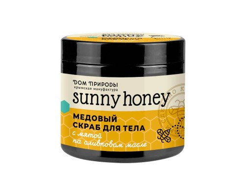 Медовый скраб для тела с мятой Sunny honey