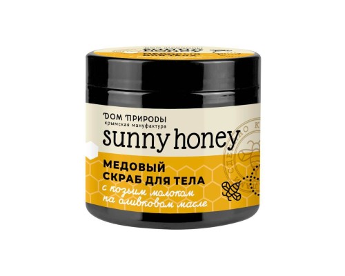 Медовый скраб для тела с козьим молоком Sunny honey